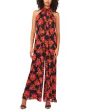 Floral Halter Jumpsuits & Rompers for Women - Macy's