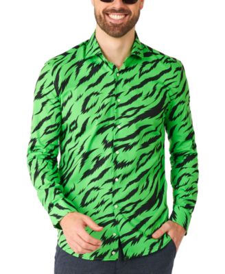 Men's SHIRT LS Wild Animal