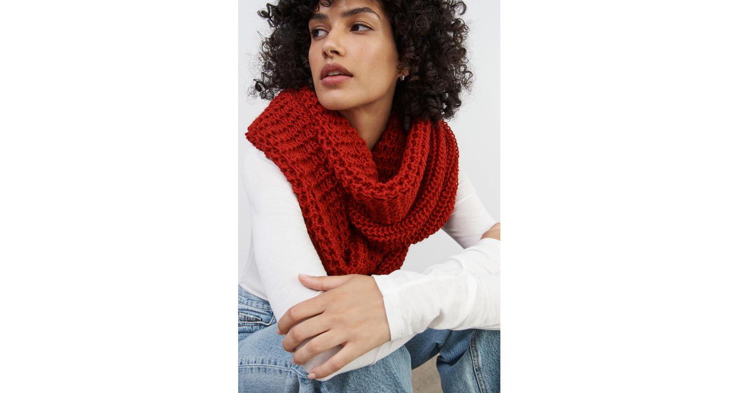 Women's London Merino-Blend Chunky Knit Infinity Scarf