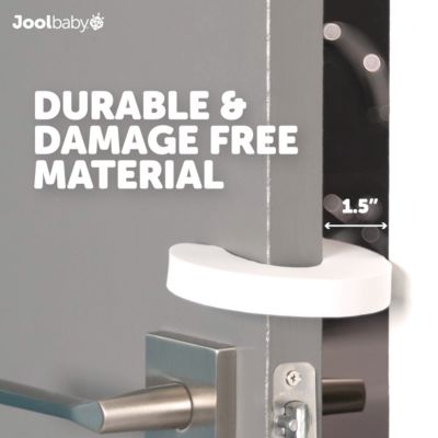 Toddler Jool Door Pinch Guards (6 Pack) – Slam Preventer – Babyproof Doors to Avoid Pinched Fingers & Door Slamming, Keep Pets from Getting Locked In