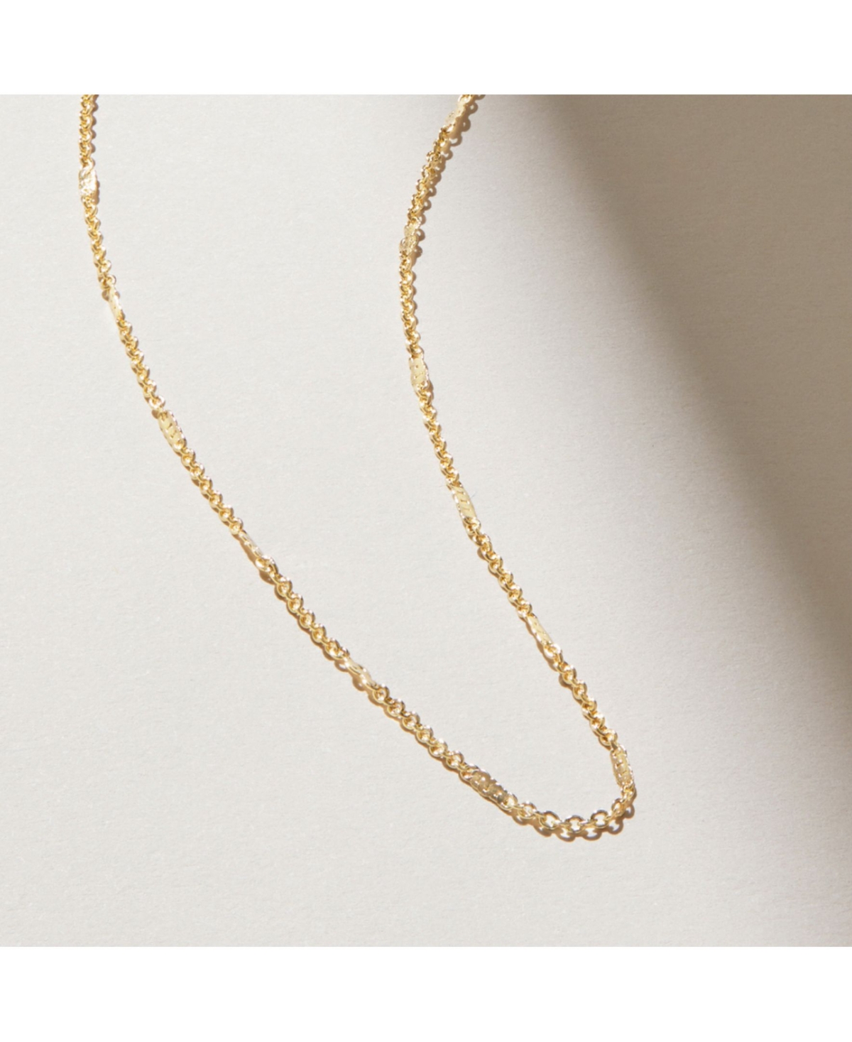Bar Chain Necklace - Charlotte - Gold