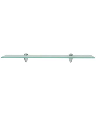 Floating Shelves 2 pcs Glass 2.6"x3.9" 0.3"