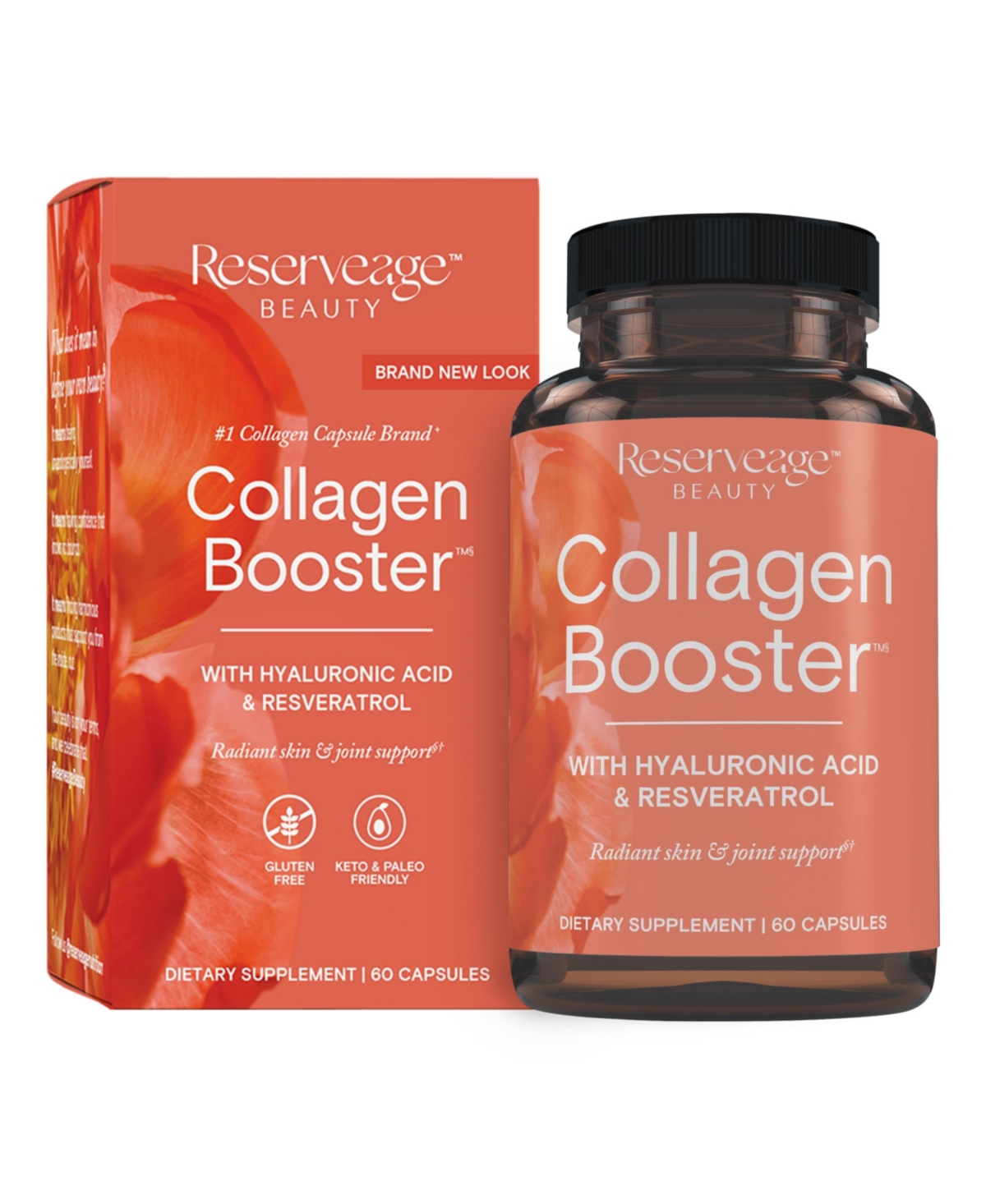 Collagen Booster, Skin and Joint Supplement, Supports Healthy Collagen Production, 60 Capsules (30 Servings)