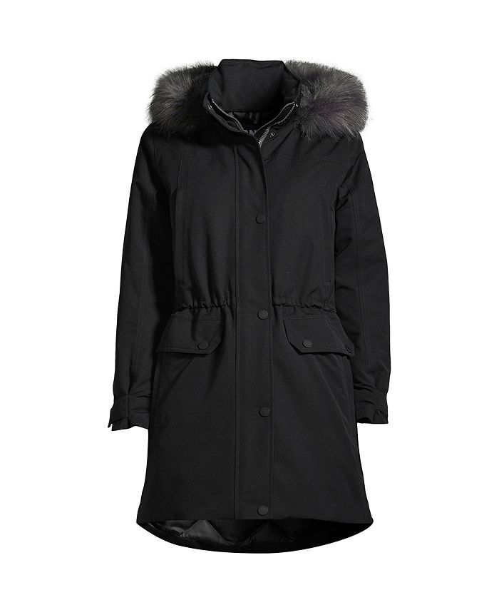 Lands' End Women's Tall Expedition Waterproof Winter Down Parka Macy's