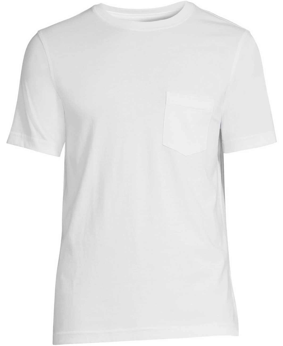Lands' End Men's Short Sleeve Cotton Supima Tee With Pocket