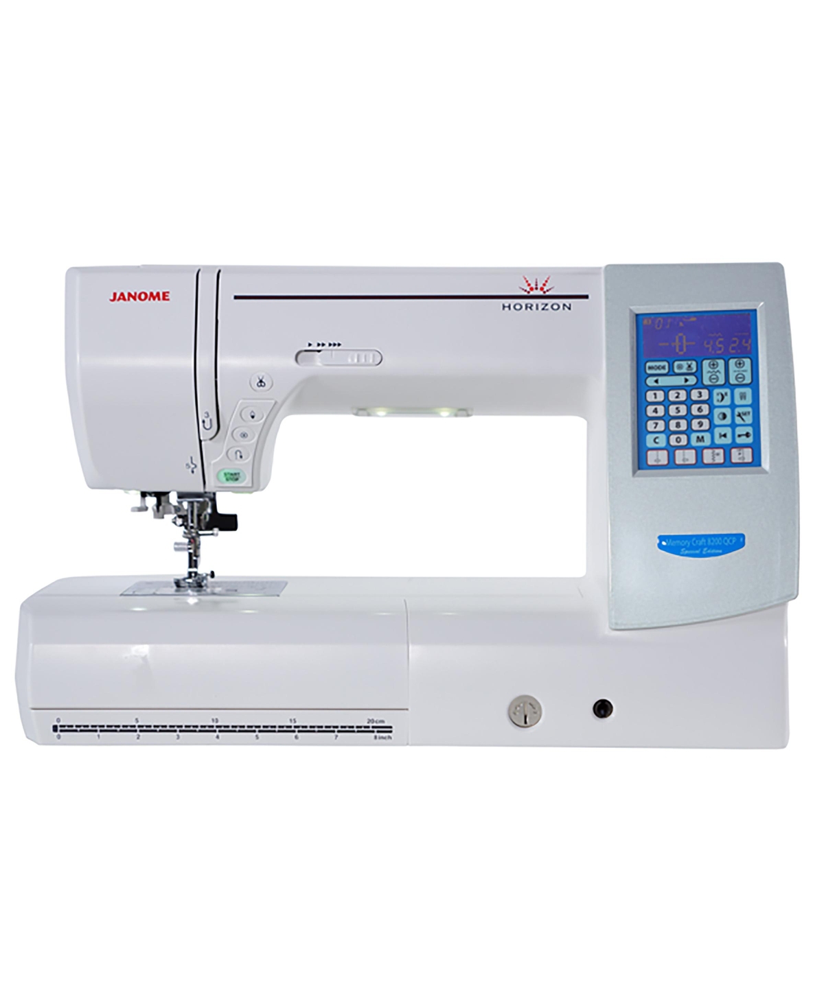 Memory Craft Horizon 8200QCP Computerized Sewing and Quilting Machine - White