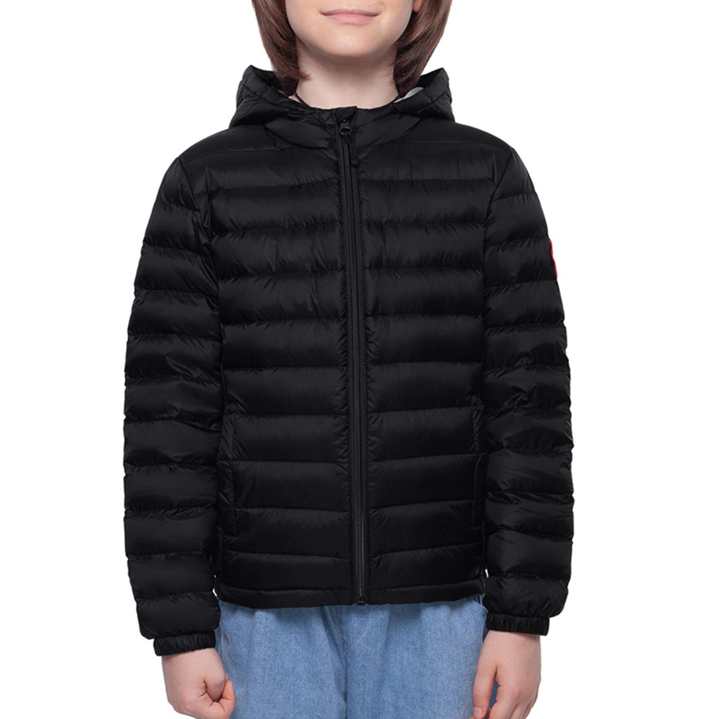 Куртка Rokka&Rolla Ultra Light Packable Down Puffer Jacket для мальчиков, цвет: Чёрный — фото 1