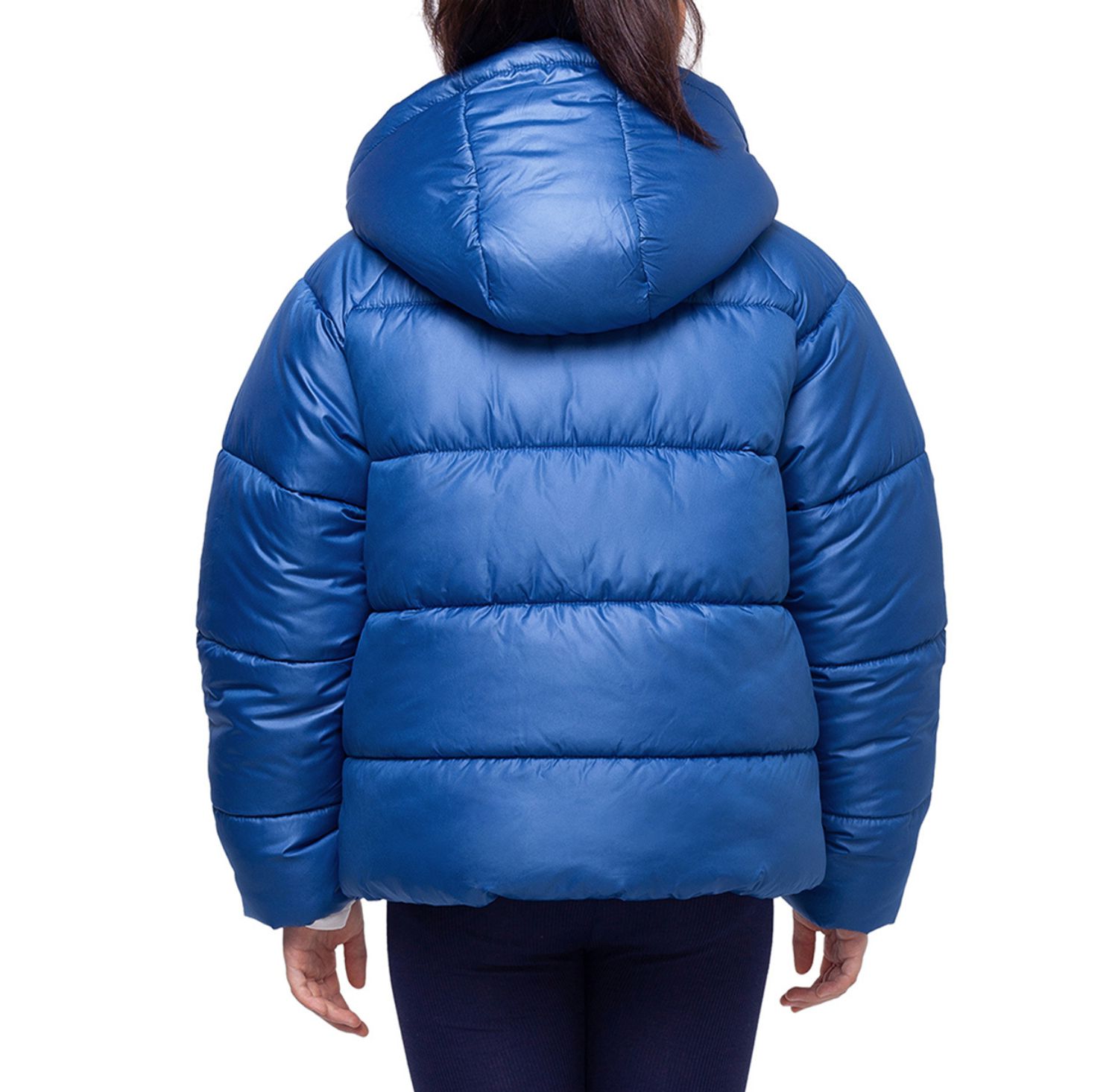 Girls Heavyweight Puffer Jacket Sherpa Lined Bubble Coat