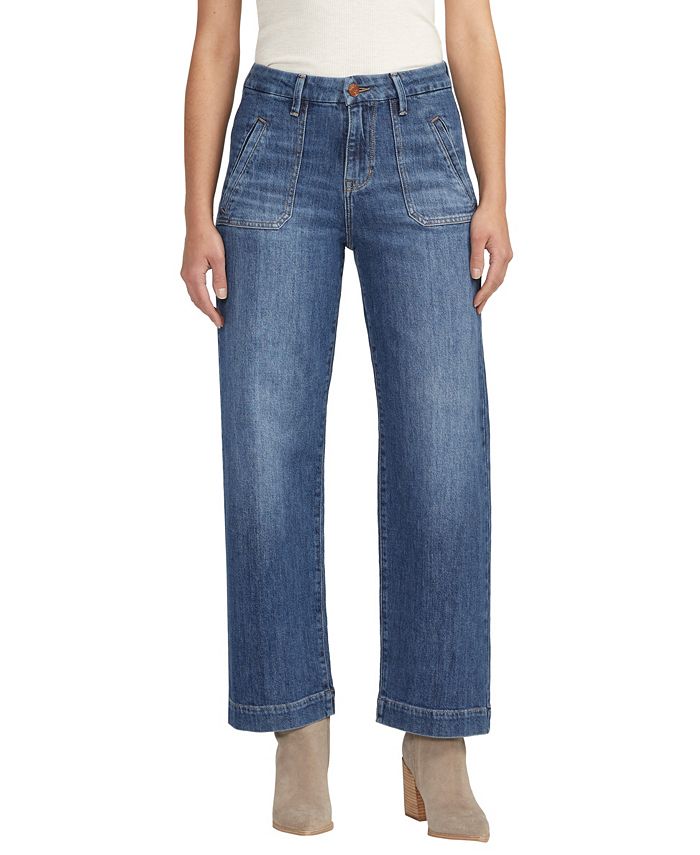 JAG Women s Sophia High Rise Wide Leg Jeans Macy s