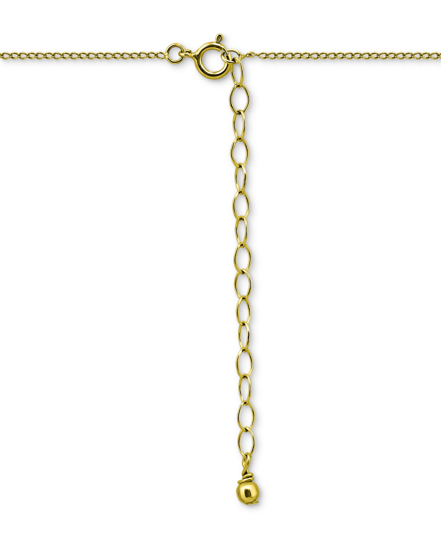 2-Pc. Set Cubic Zirconia Pav&eacute; Moon & Solitaire Pendant Necklaces
