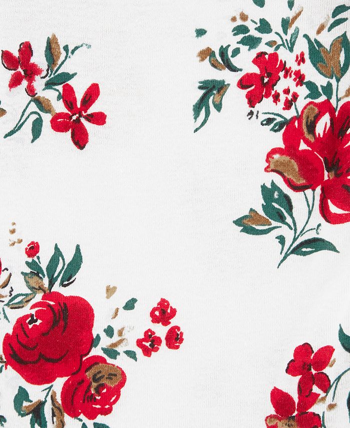 Carter's Baby Girls Printed Bodysuits and RuffledBack Pants, 3 Piece