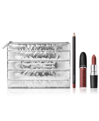 MAC - 4-Pc. Powdered Snow Powder Kiss Lip Set