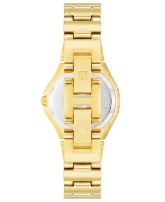 Women's Quartz Gold-Tone Alloy Bracelet Watch, 29mm