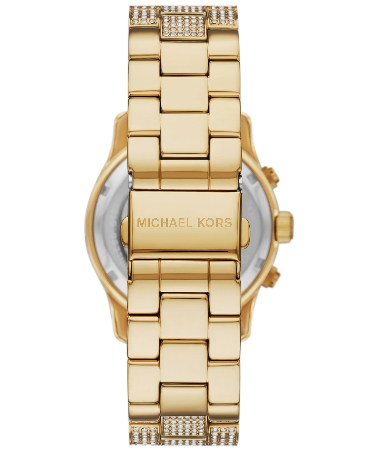 Michael Kors Women's Runway Chronograph Gold-Tone Stainless Steel Watch 38mm - Gold-Tone