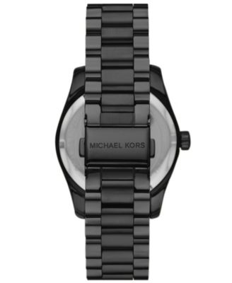Women's Lexington Three-Hand Black Stainless Steel Watch 38mm