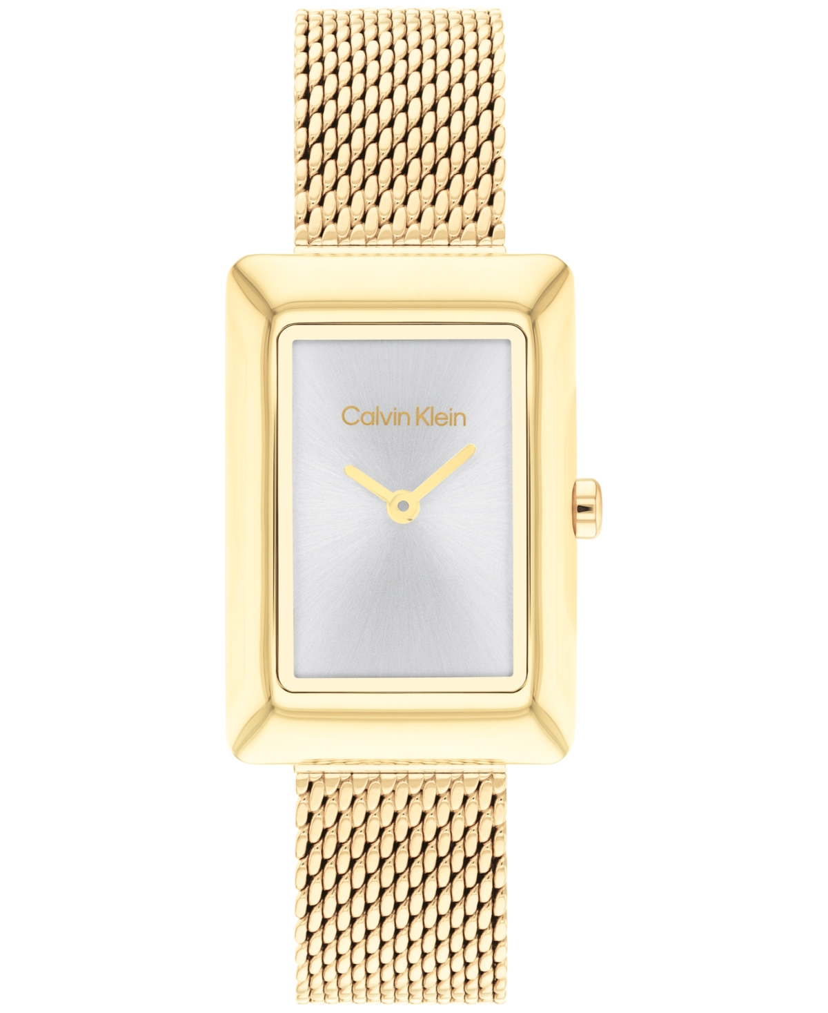 Women's Two Hand Gold-Tone Stainless Steel Mesh Bracelet Watch 22.5mm - Gold