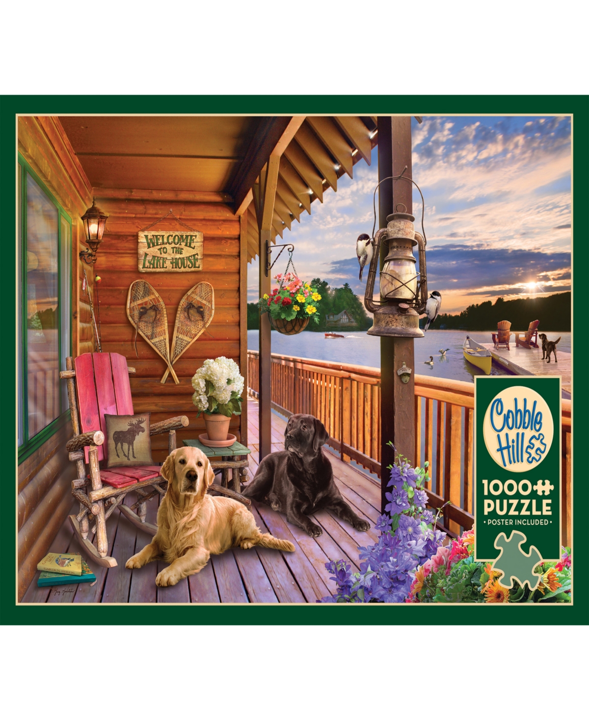 Shop Cobble Hill - Welcome To The Lake House Puzzle In Multi