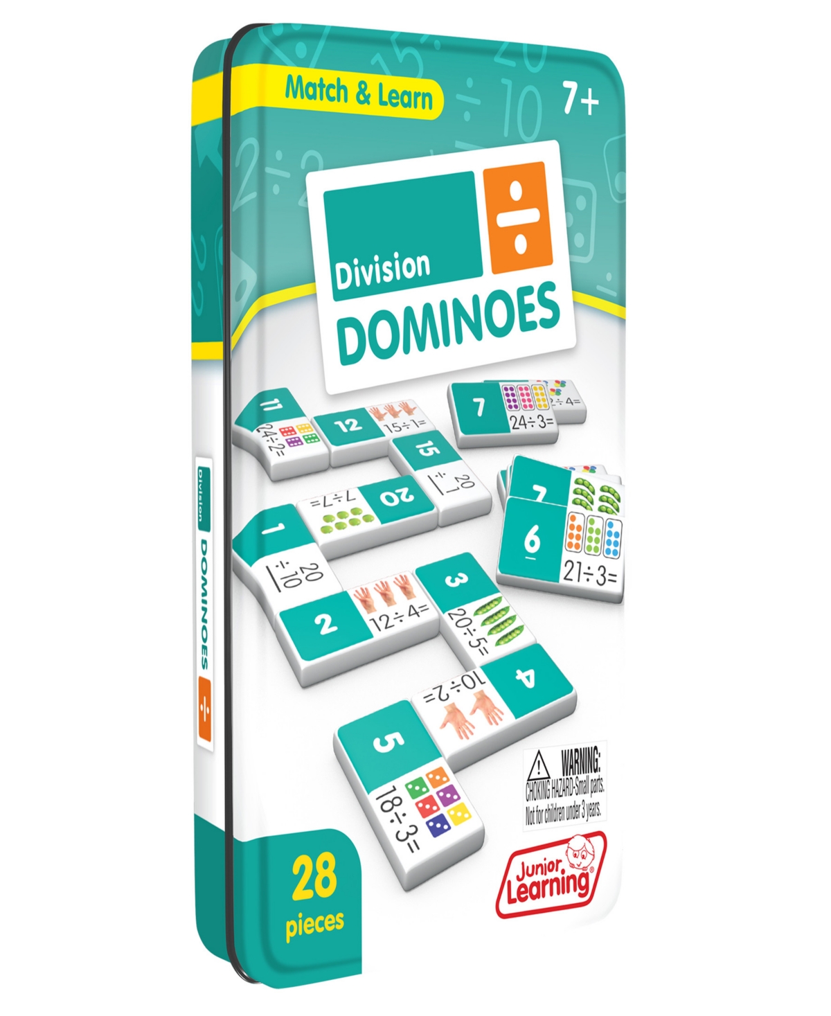 Junior Learning Kids' Division Dominoes Math In Multi