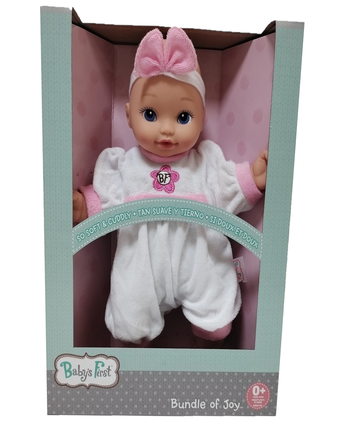 Baby's First By Nemcor 13" Bundle Of Joy Caucasian Baby Doll In Multi