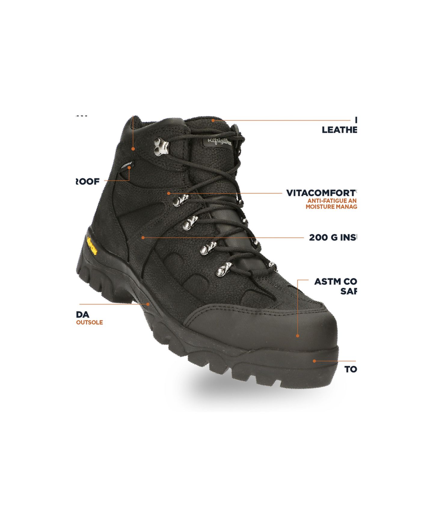 Мужские ботинки RefrigiWear EnduraMax Boot, цвет: Чёрный — фото 33