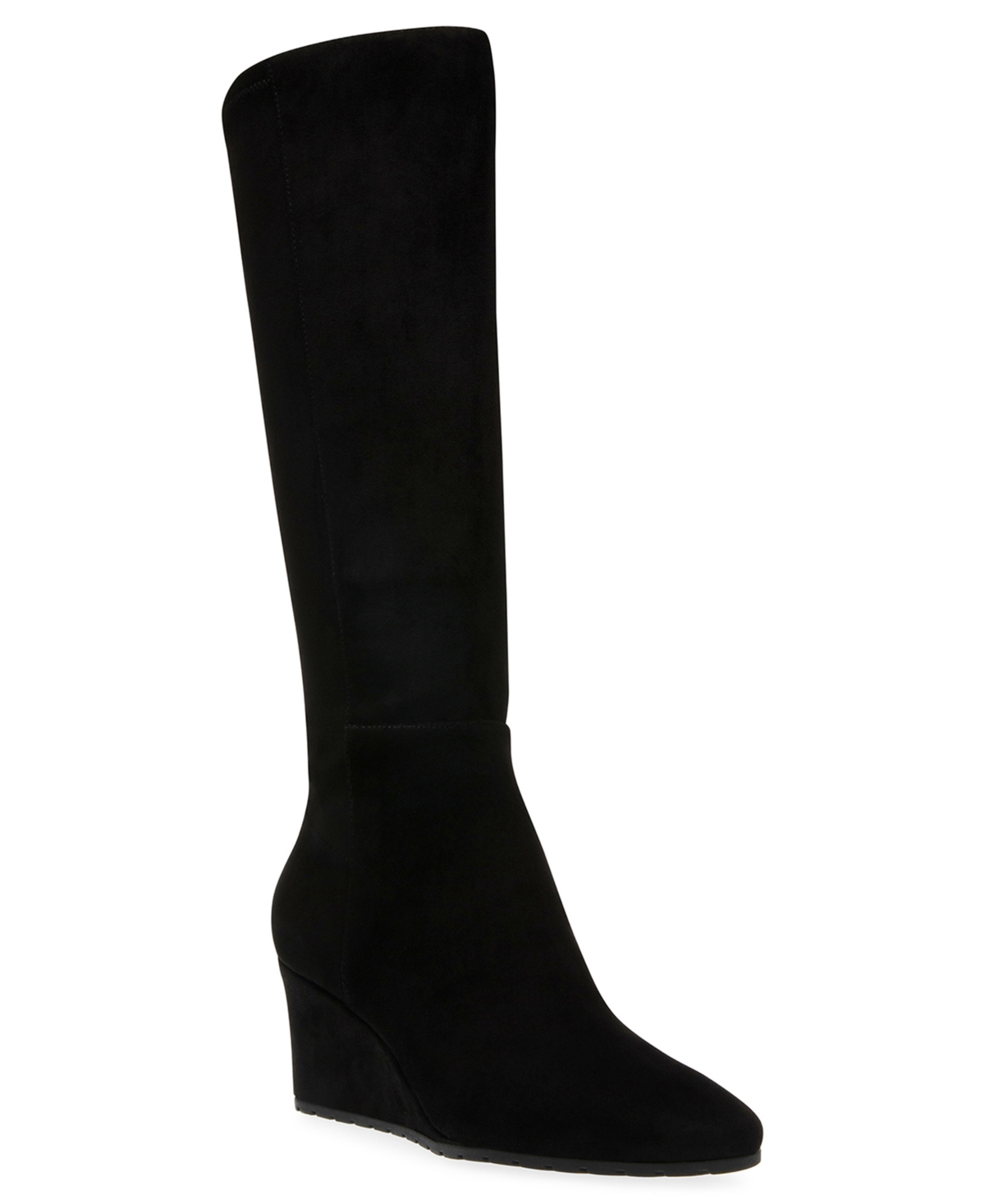 Women's Valonia Wedge Heel Knee High Boots - Black Ms