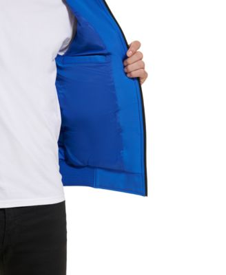 Men's Mixed Media Soft Shell Hooded Jacket 