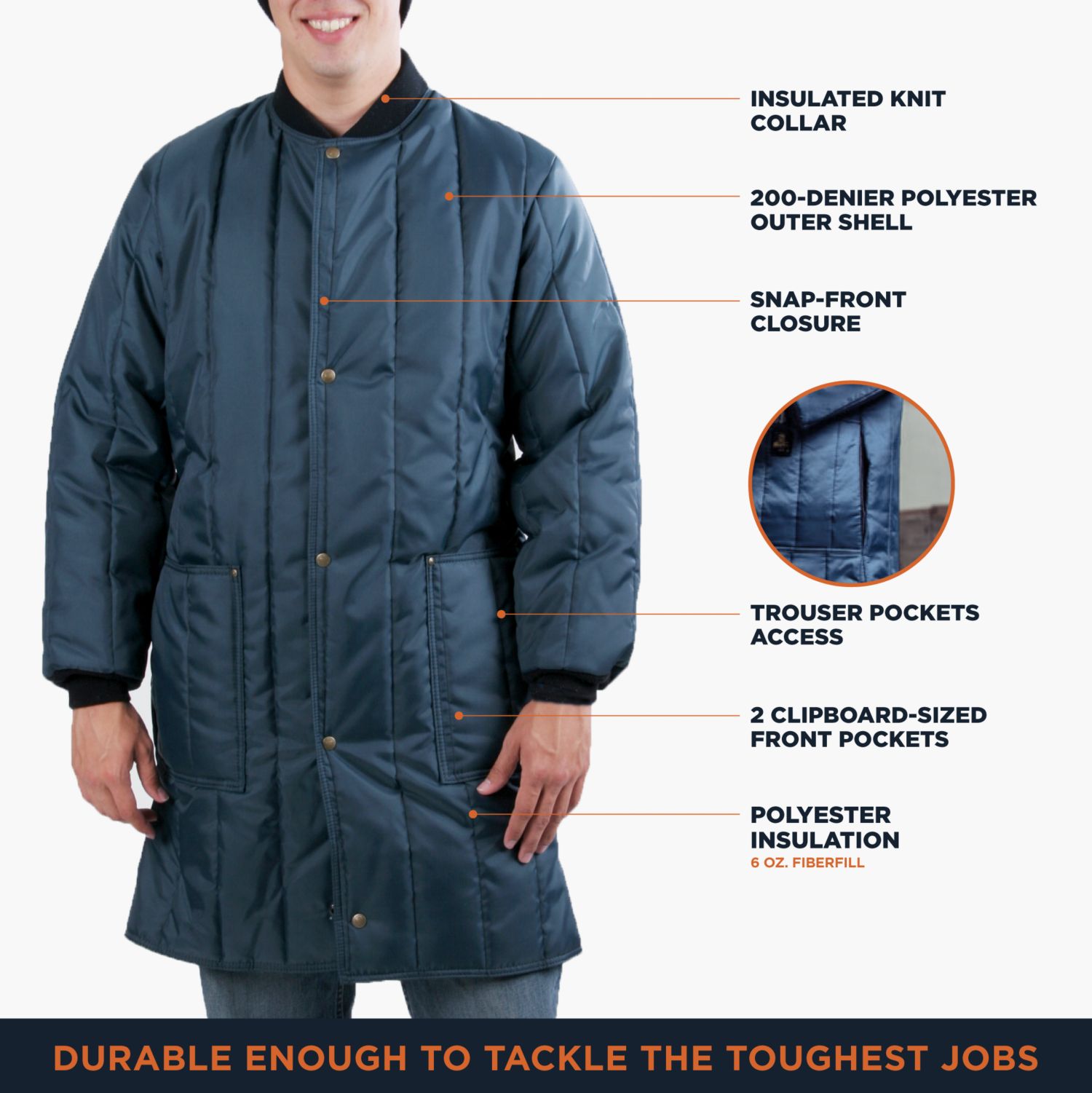 Big & Tall Econo-Tuff Frock Liner