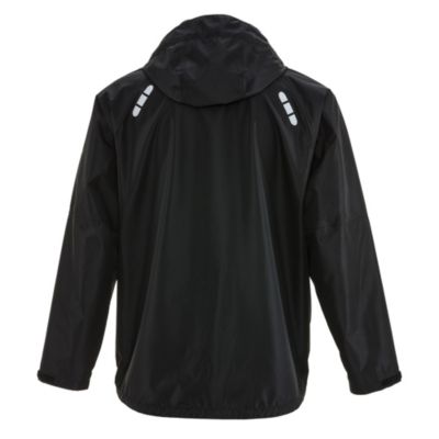 Men's Lightweight Rainwear Jacket - Waterproof, Wind-Resistant, Breathable with Detachable Hood