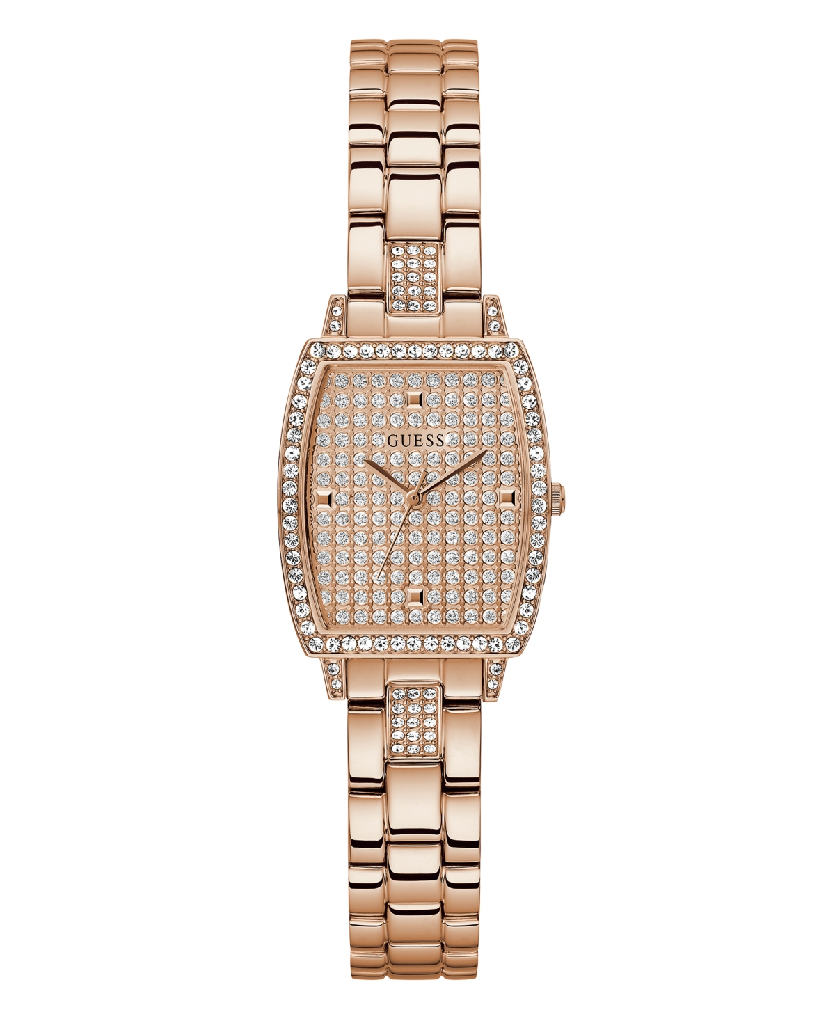 Guess Women's Analog Rose Gold-tone Stainless Steel Watch 25mm