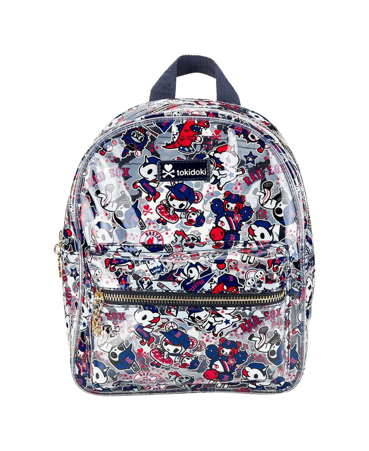 Tokidoki Youth Boys And Girls  Boston Red Sox Clear Small Backpack In Multi