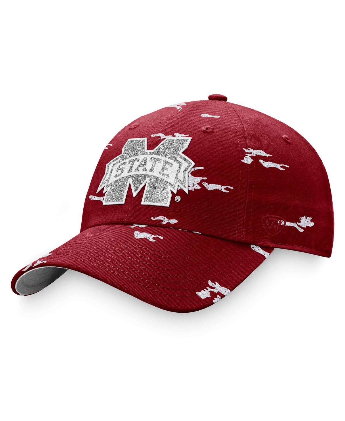 Women's Top of the World Maroon Mississippi State Bulldogs Oht Military-Inspired Appreciation Betty Adjustable Hat - Maroon