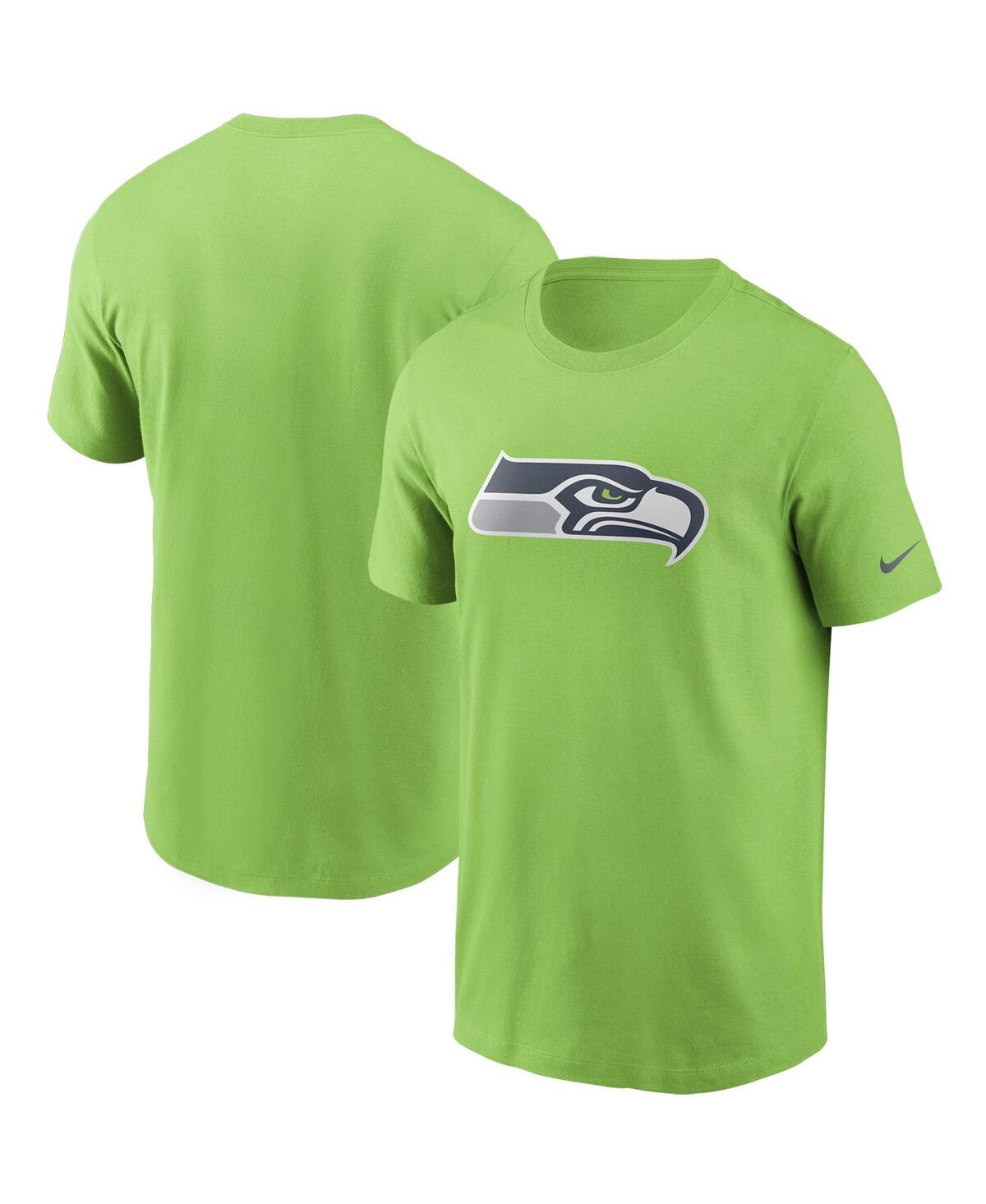 Nike Men's Dri-Fit Velocity Athletic Stack (NFL Seattle Seahawks) T-Shirt White