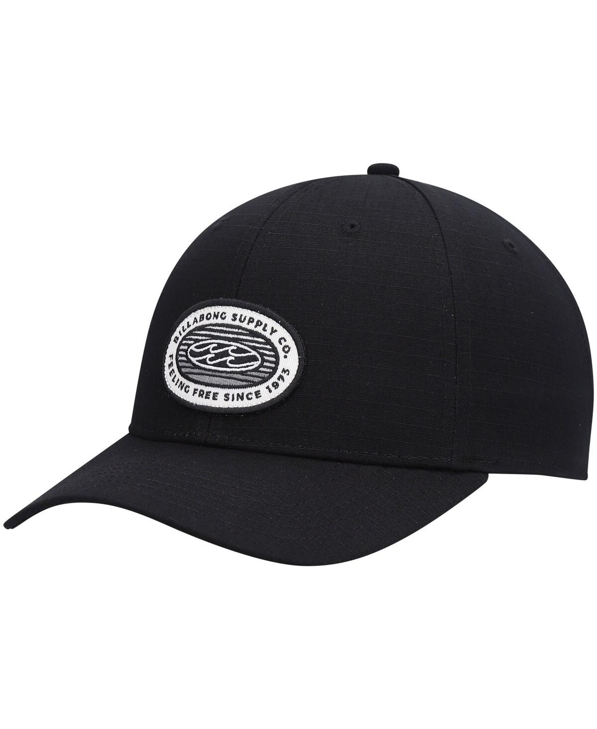 Billabong Men's  Black Stealth Walled Snapback Hat
