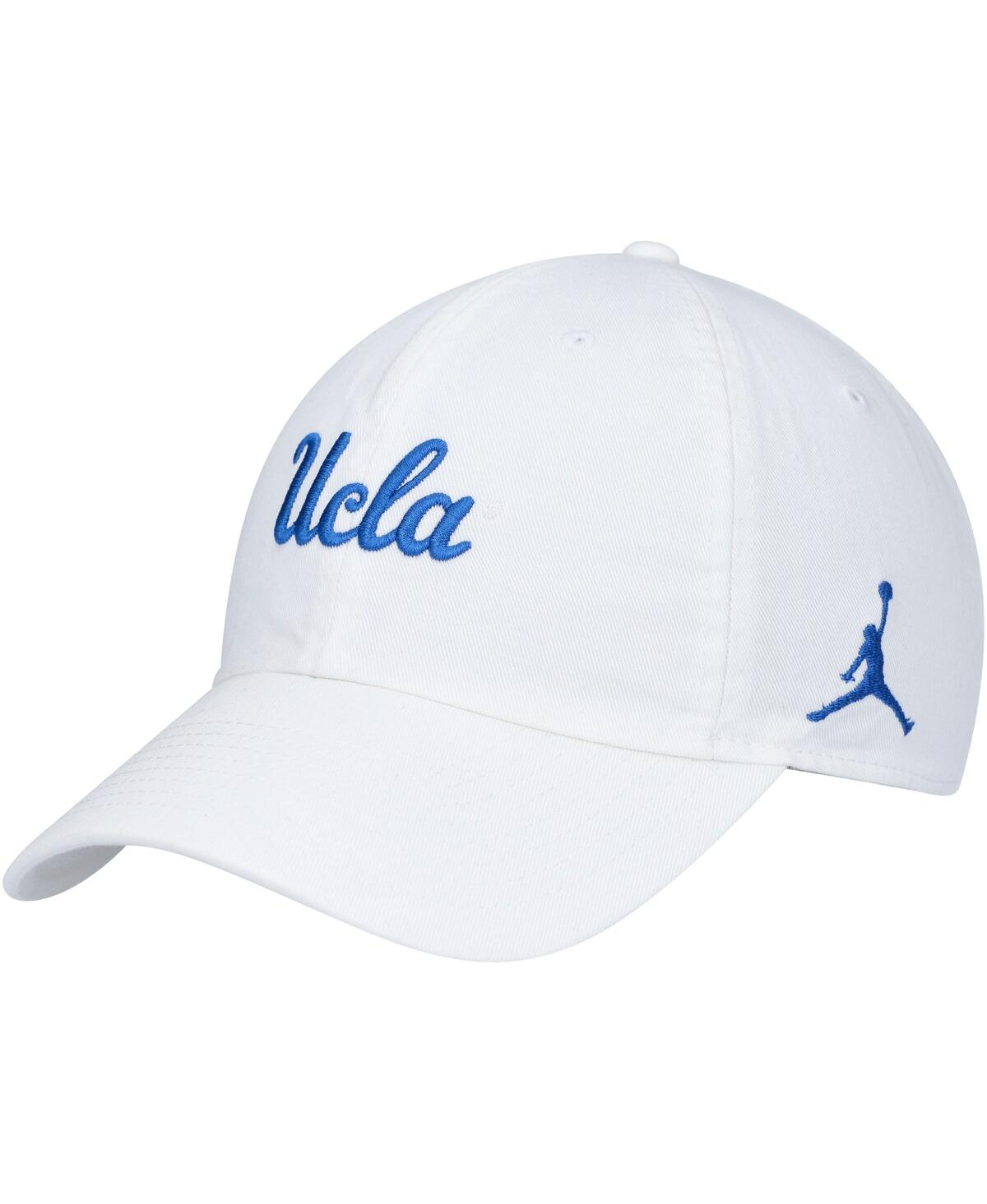 Men's and Women's Jordan White Ucla Bruins Heritage86 Logo Performance Adjustable Hat - White