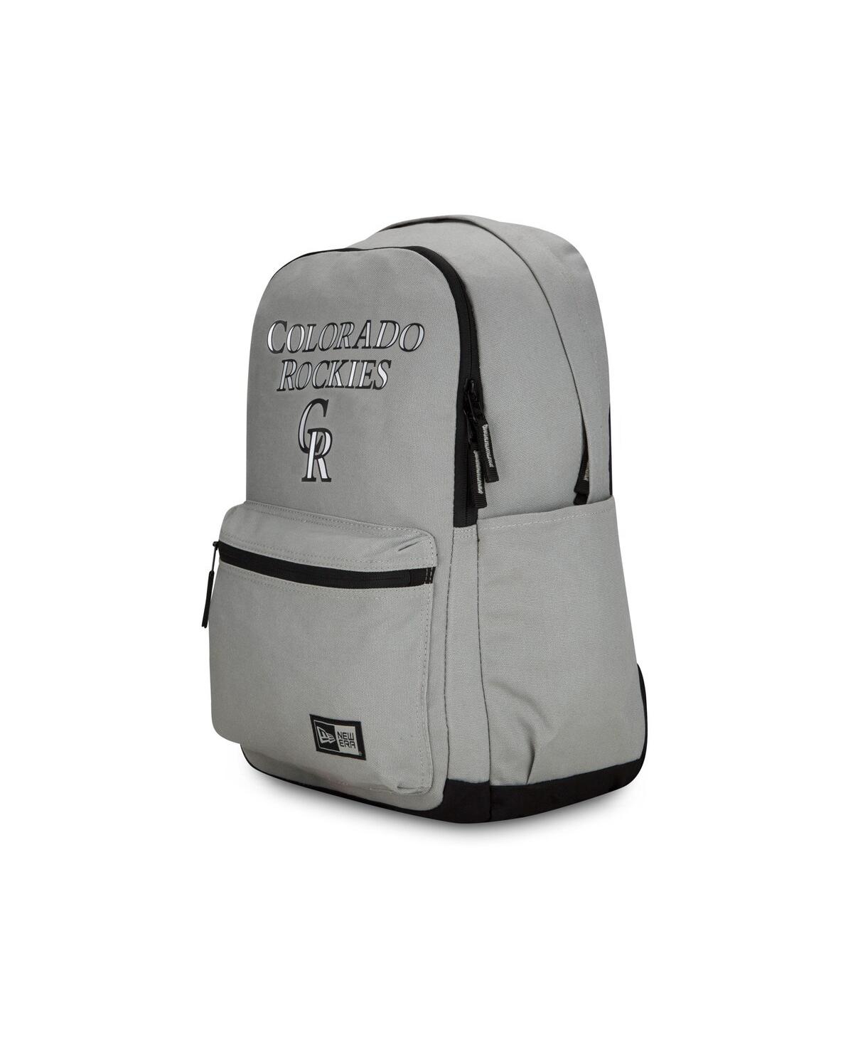 Shop New Era Men's And Women's  Colorado Rockies Throwback Backpack In Gray