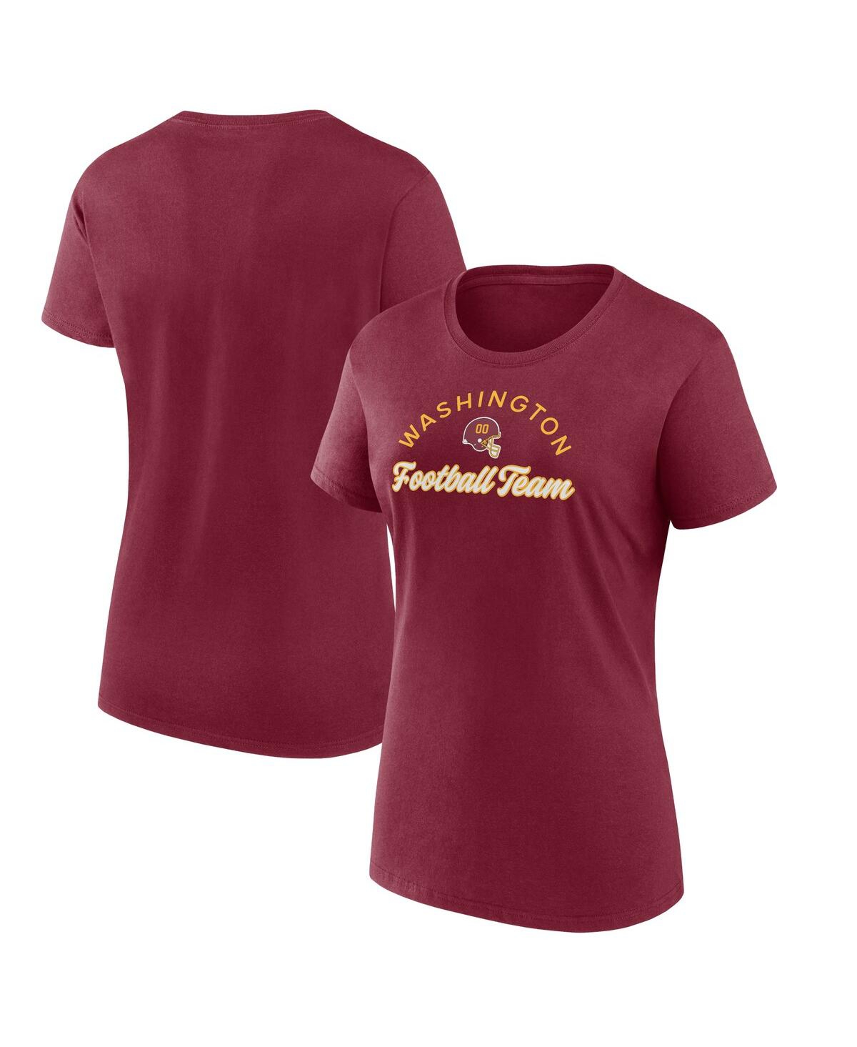 Fanatics Women's  Burgundy Washington Commanders Primary Component T-shirt