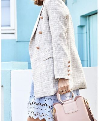 Princess Polina Textured Weave Blazer