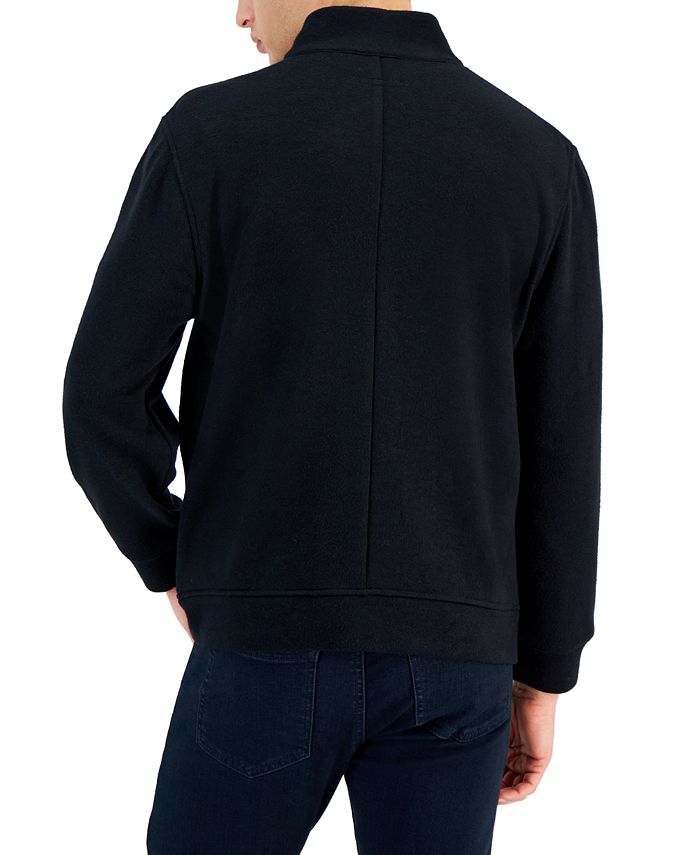 Alfani Men's MixedMedia Quilted FullZip Bomber Jacket, Created for