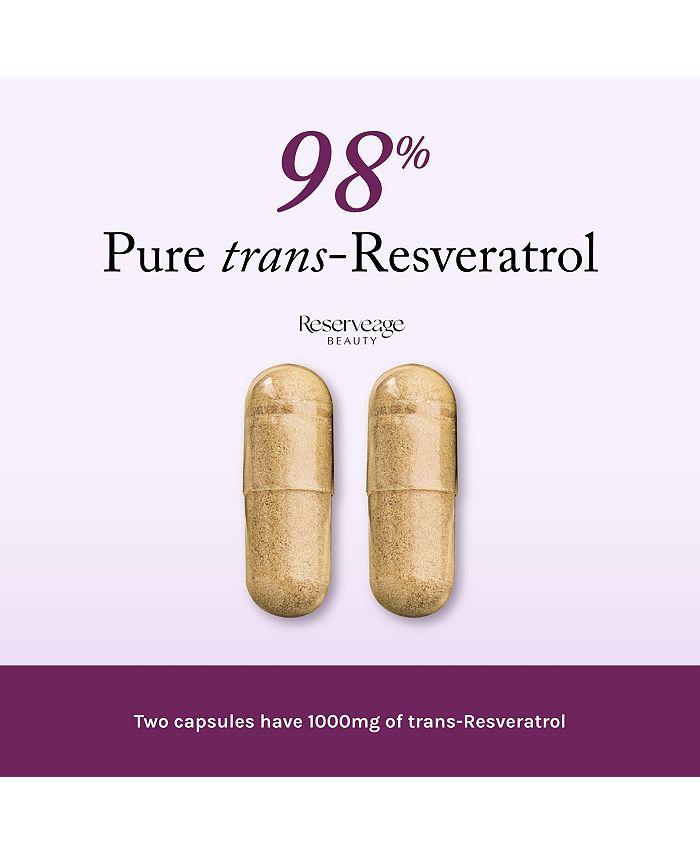 Reserveage NUTRITION Resveratrol 1,000mg, 60 CT - Macy's