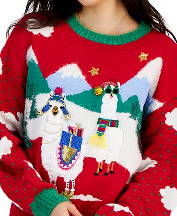 Macys christmas shop sweaters juniors