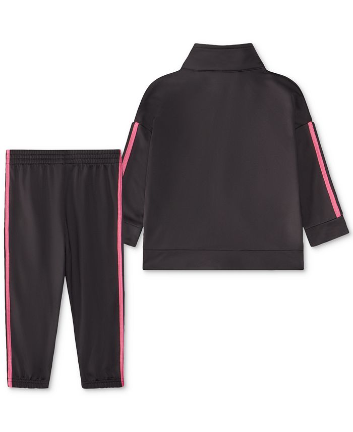 adidas Baby Girls Essential Tricot Jacket and Pants, 2 Piece Set - Macy's