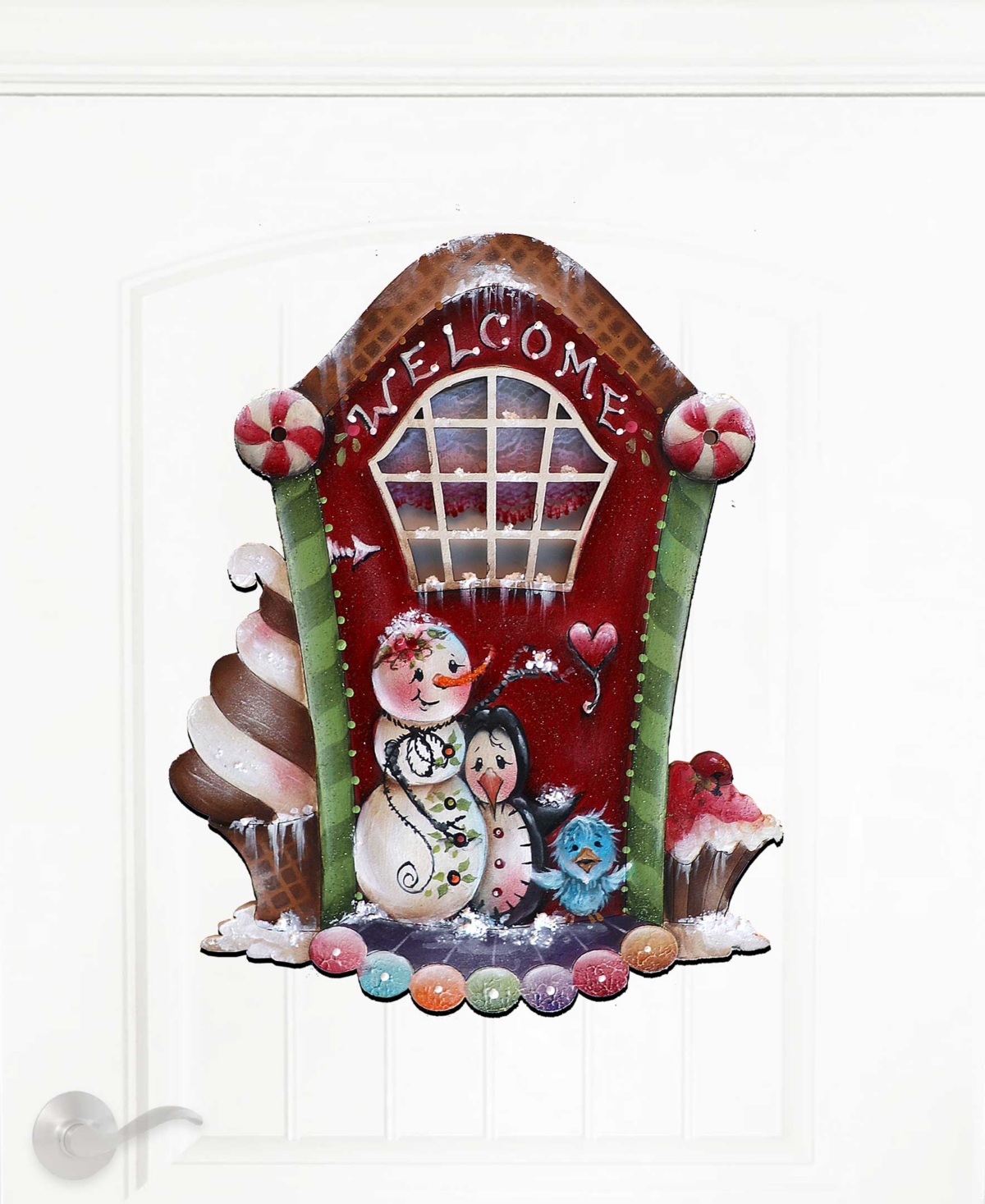 Shop Designocracy Season Of Sweet Christmas Wooden Wall Decor Door Decor J. Mills-price In Multi Color