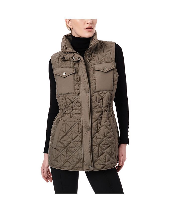 Macy's faux fur top vest