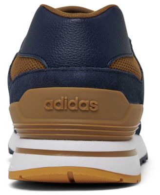 adidas gazelle silver green womens Trainers adidas Run 80s, Black Pure White main image 0