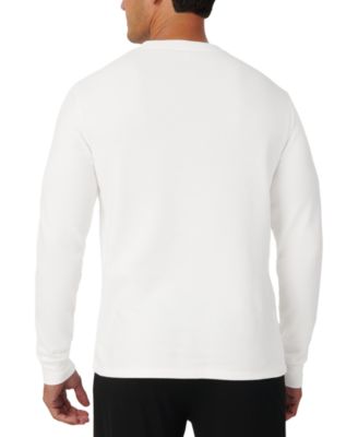 Lacoste Men's Large Croc Thermal Waffle Sleep Shirt - Macy's