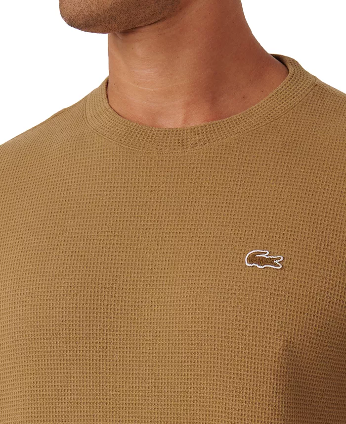 Men's Waffle-Knit Thermal Sleep Shirt - thumbnail 10