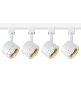 4-Light White Round 12W LED Floating Canopy Track Kit - Macy's