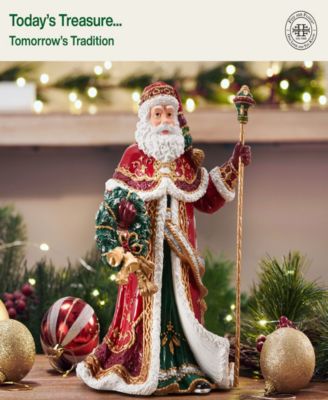 Noel Holiday Musical Santa Figurine, 11-inch