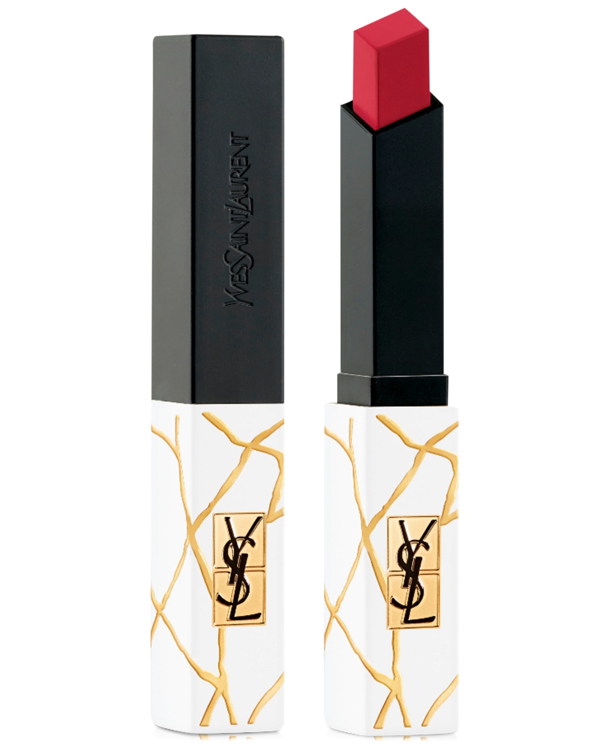 Shop Saint Laurent The Slim Matte Lipstick Limited Edition In Bright Red - Rouge Paradoxe