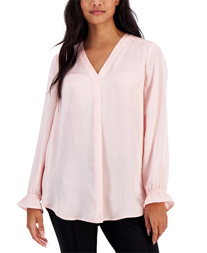 Macy's petite 2025 tunic tops